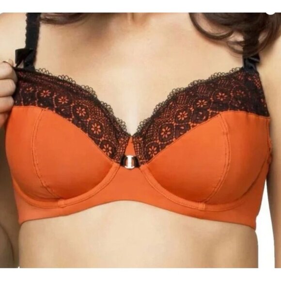 Cake Other - Cake Lingerie NEW 40D Ginger Macaroon Maternity Nursing Bra Underwire Orange